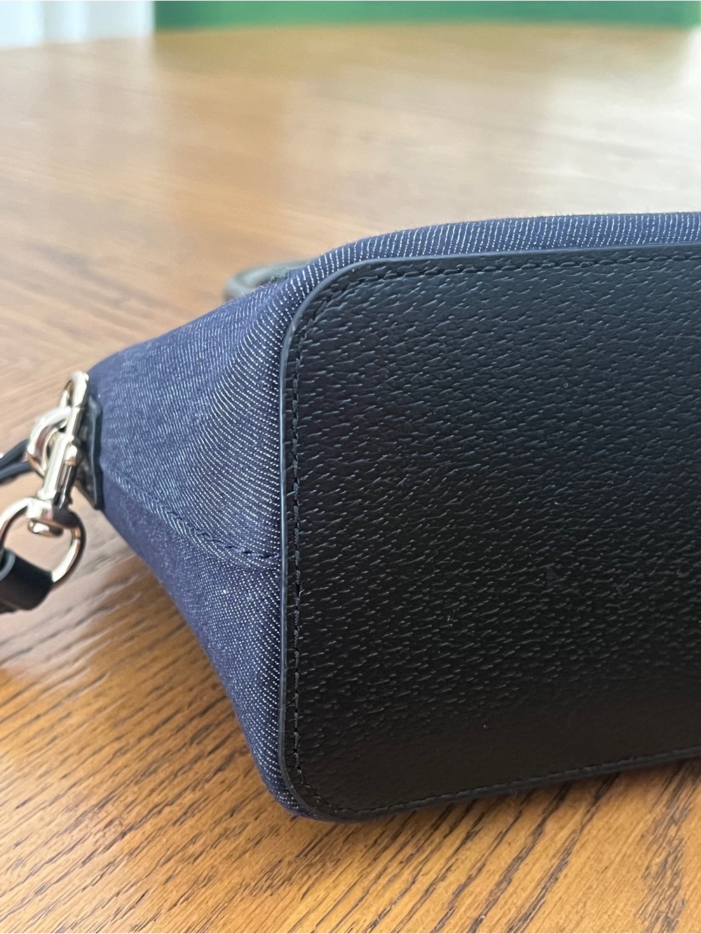 kate spade Grove Street Carli Poppy Denim Satchel Crossbody - Picture 7 of 12